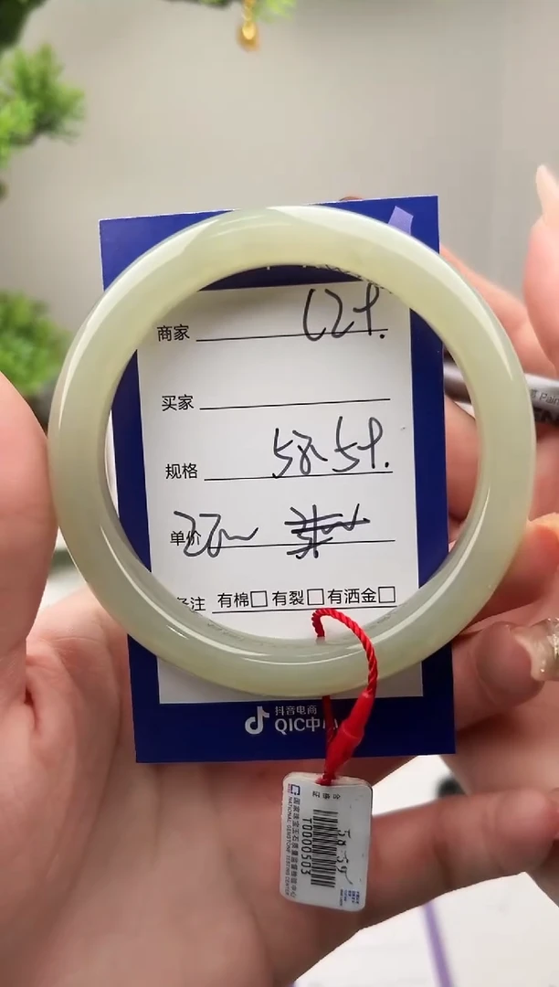 未镶嵌手镯和田玉微色差C29