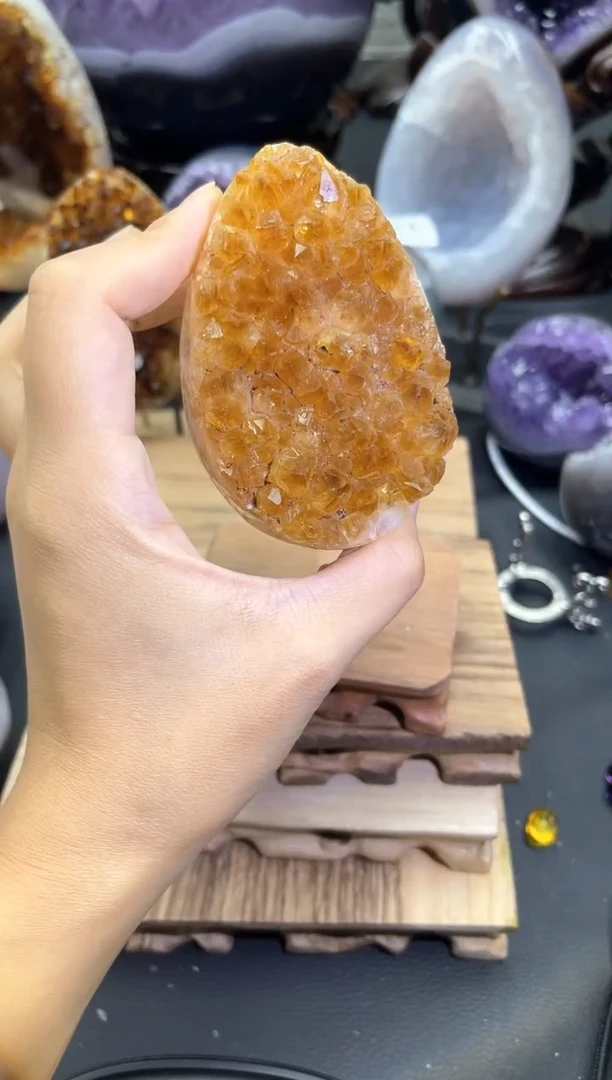 未镶嵌大型摆件（非配饰）紫晶361号龙蛋