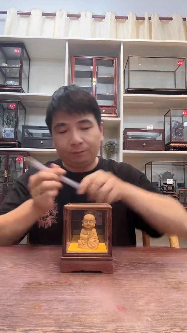 红酸枝木类玻璃罩062