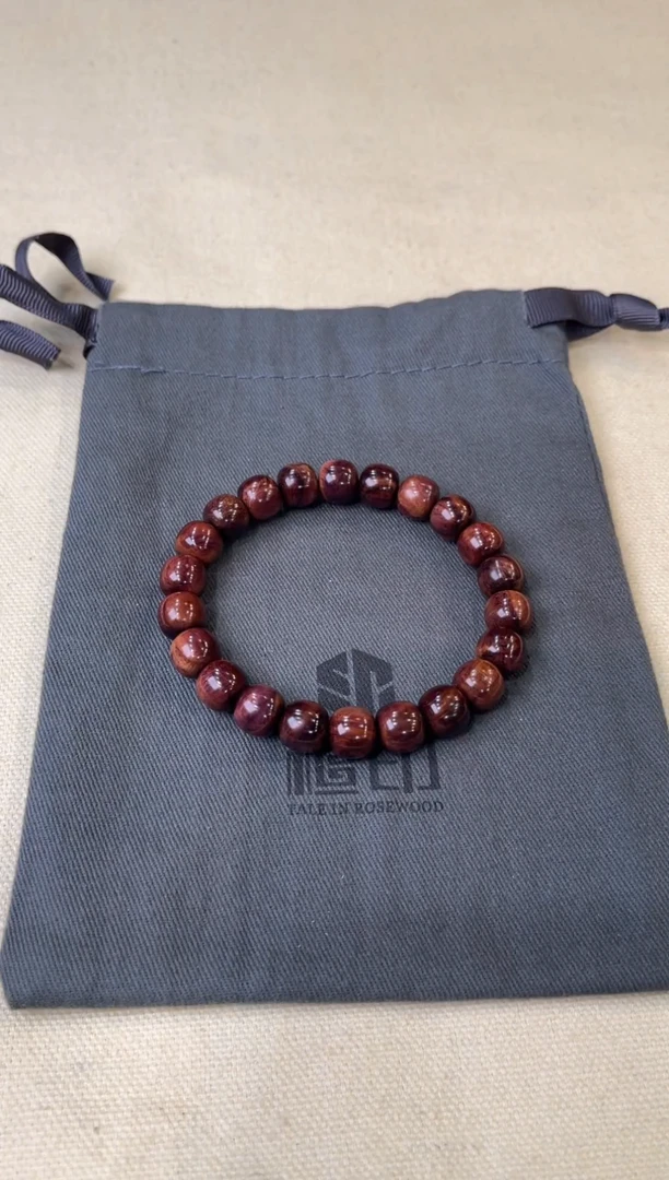 黄花梨/降香黄檀手串/手链黄花梨 9x10