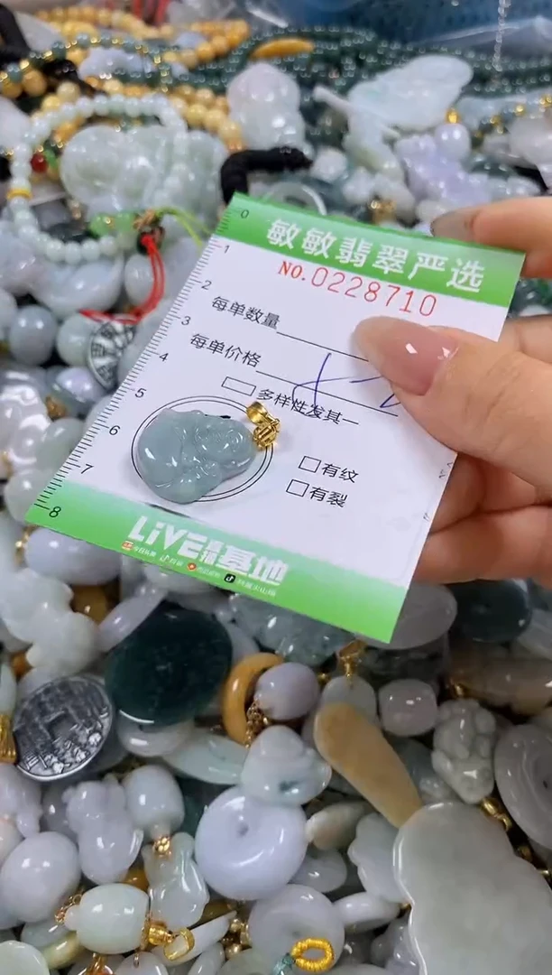 翡翠未镶嵌颈饰闪购0228710