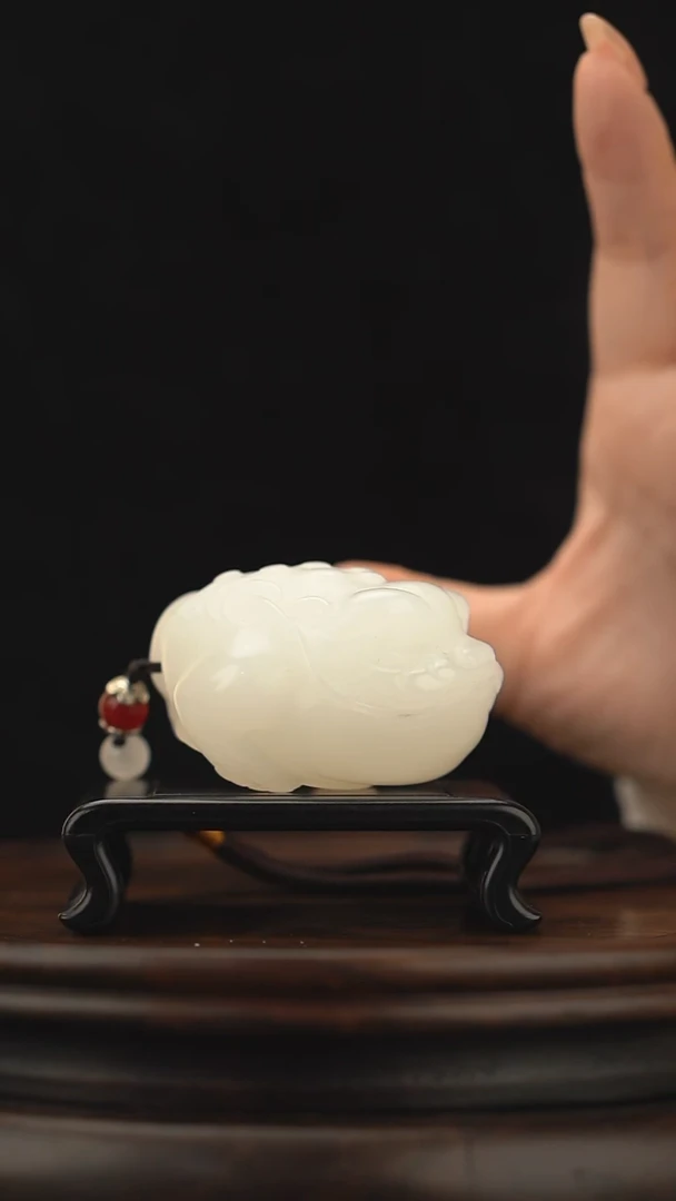 玉【万贯蟾蜍】天然玉石手把件