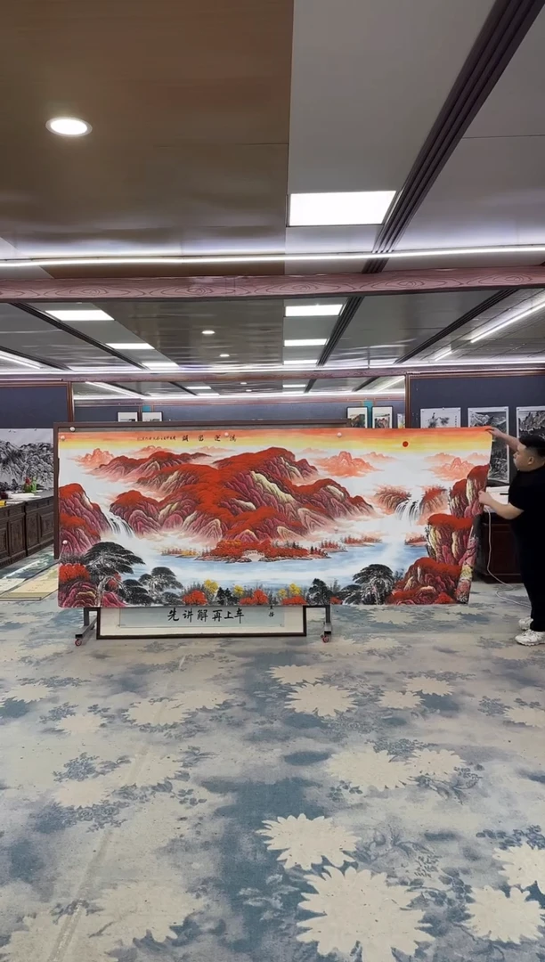 国画W-刘雪红-大丈二-山水国画