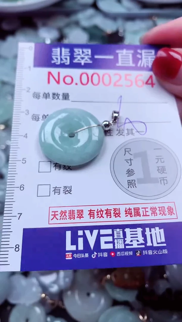 吊坠(不含链)未镶嵌翡翠2564