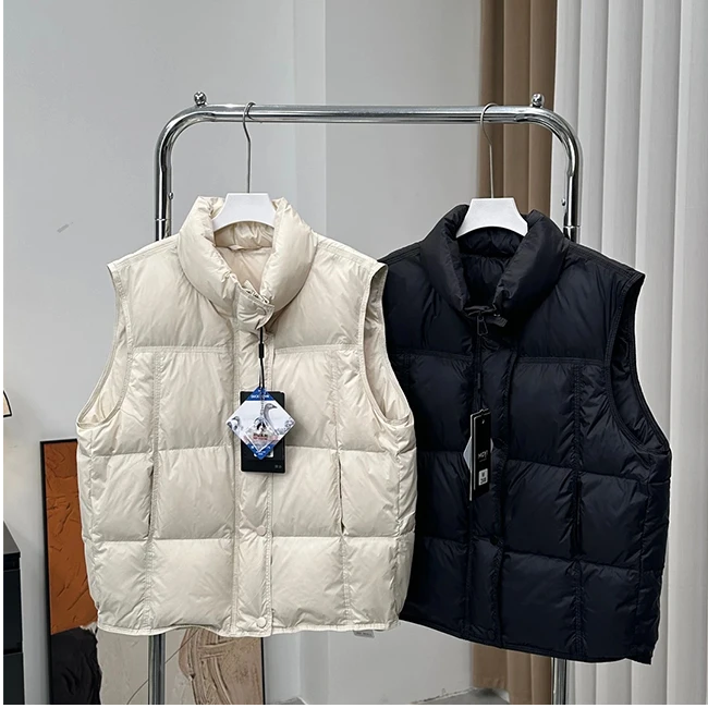 立领加厚棉服马甲女秋冬季新款大码时尚宽松显瘦无袖百搭背心外套