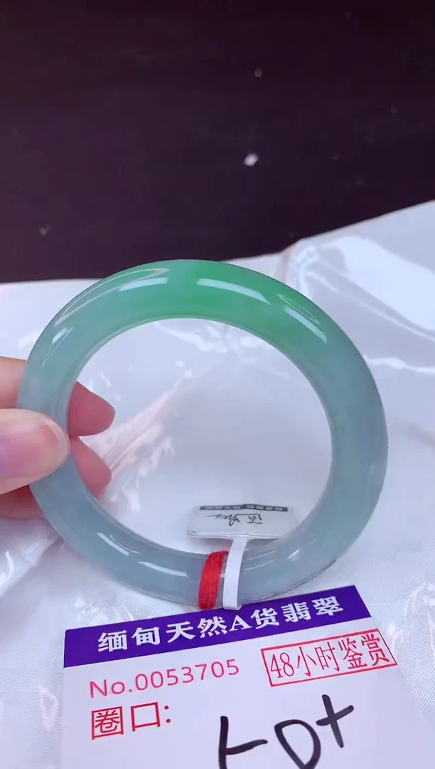 未镶嵌手镯翡翠58（48小时鉴赏期 ）