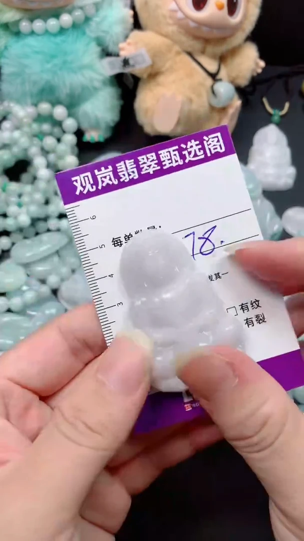 翡翠未镶嵌颈饰缅甸天然A货翡翠 保A保天然