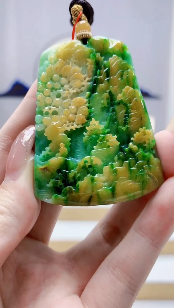 未镶嵌定制翡翠4852jw-毛货挂件194