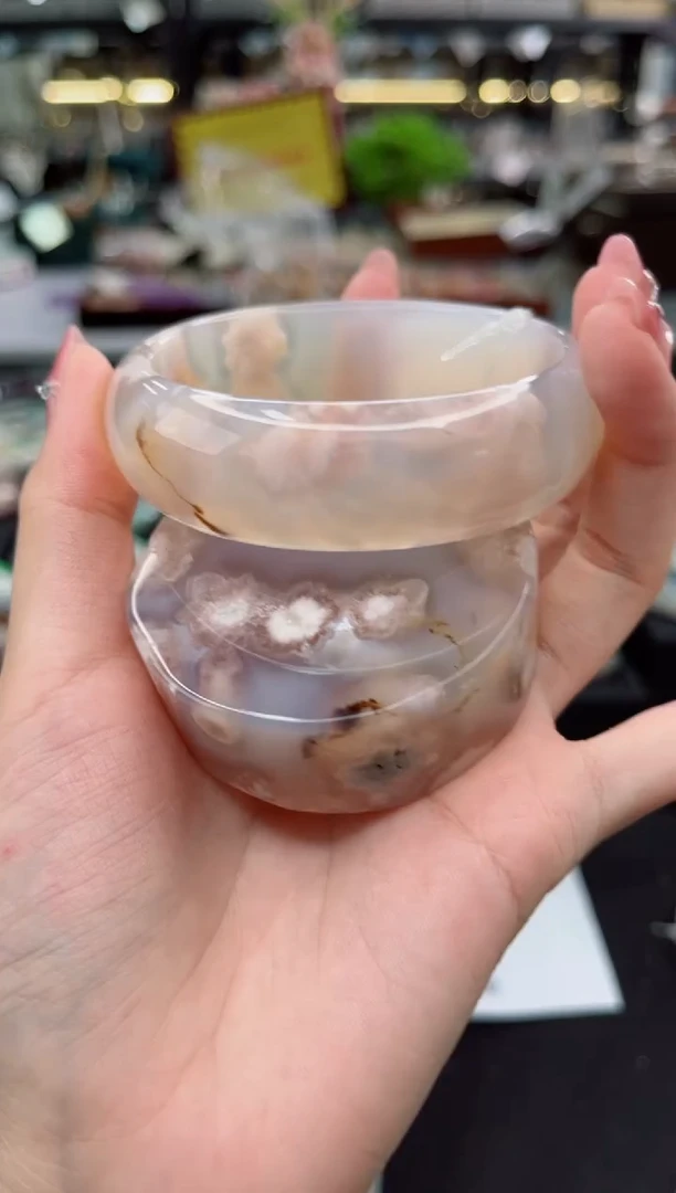 【闪购商品】石英质玉手镯未镶嵌60圈口（赠品镯心）3538229