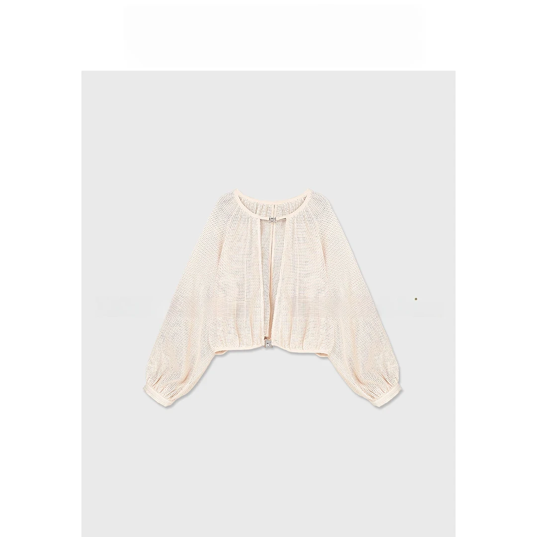 法式温柔风气质贵气千金高级感夏季镂空纯欲慵懒温柔慵懒风开衫