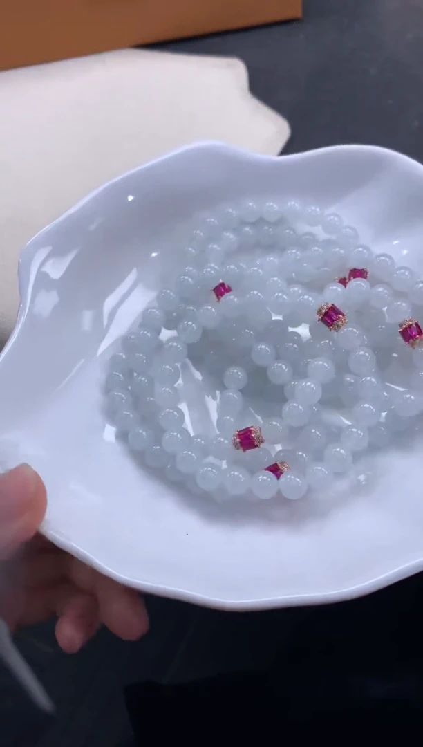 未镶嵌手串翡翠FC526 翡翠手串 多样性发其一