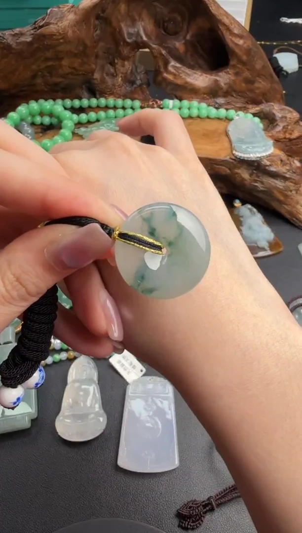 吊坠(不含链)未镶嵌翡翠翡翠饰品-127