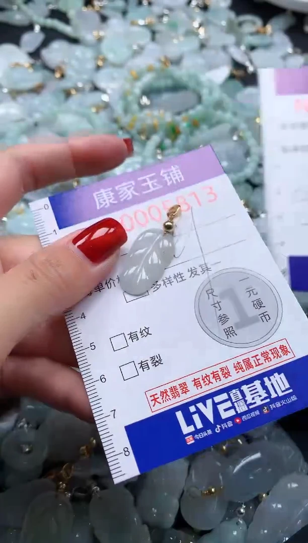 翡翠未镶嵌吊坠(不含链)5813