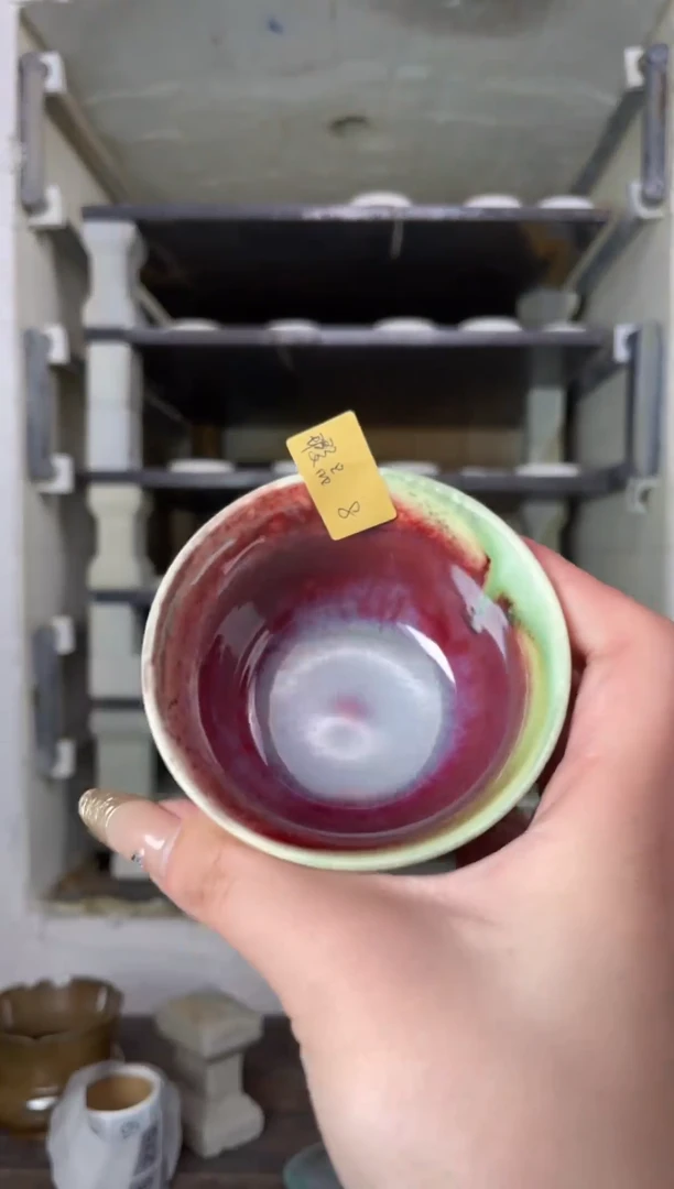 【闪购商品】摆件钧瓷手工茶器窑变