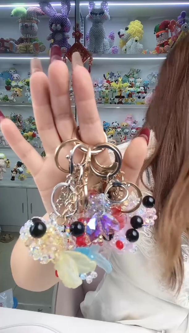 玻璃0272大眼鱼材料包颜色混发10个