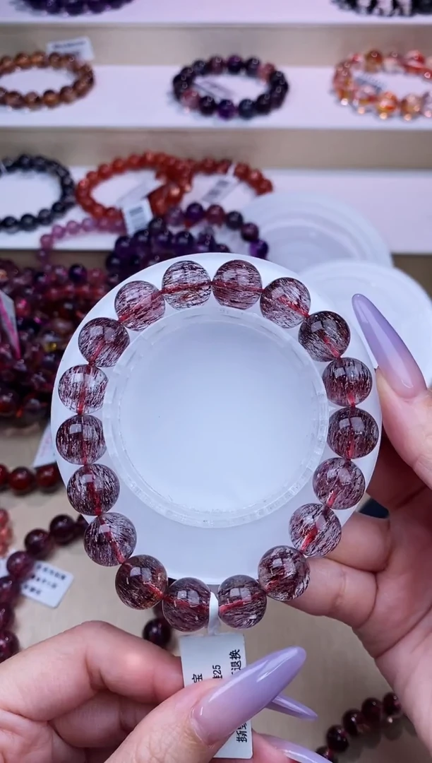 水晶手链未镶嵌红彼岸花超七11m+