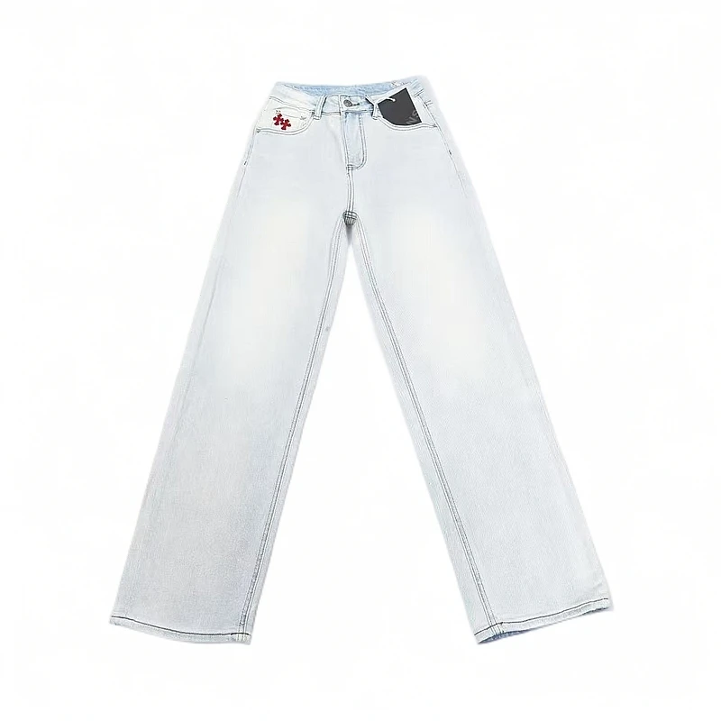 杨家牛仔春夏窄版直筒裤98380款B-4-4