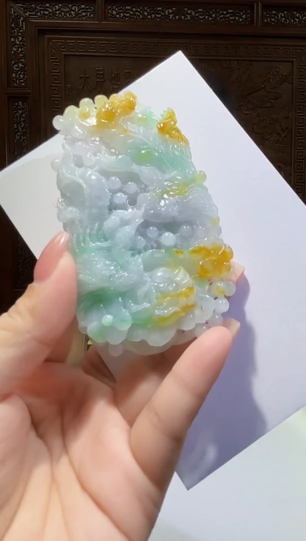 未镶嵌定制翡翠13/0924/C/凤凰