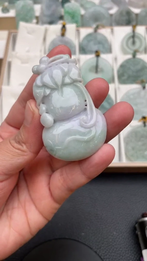 颈饰未镶嵌翡翠天然缅甸翡翠A货302
