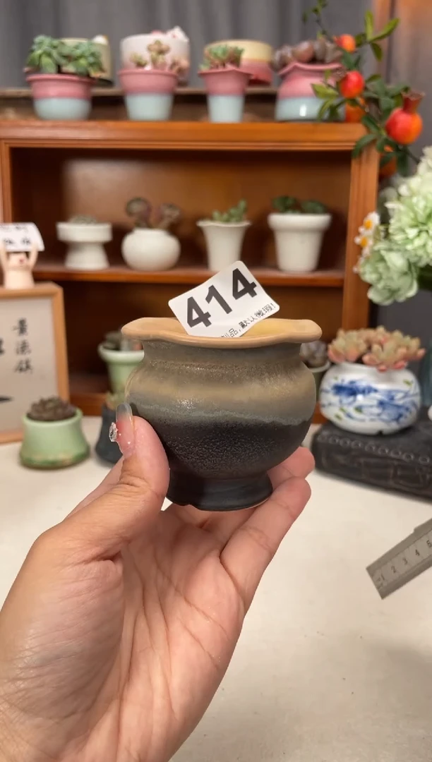 瓷片414知木小芳花盆编号