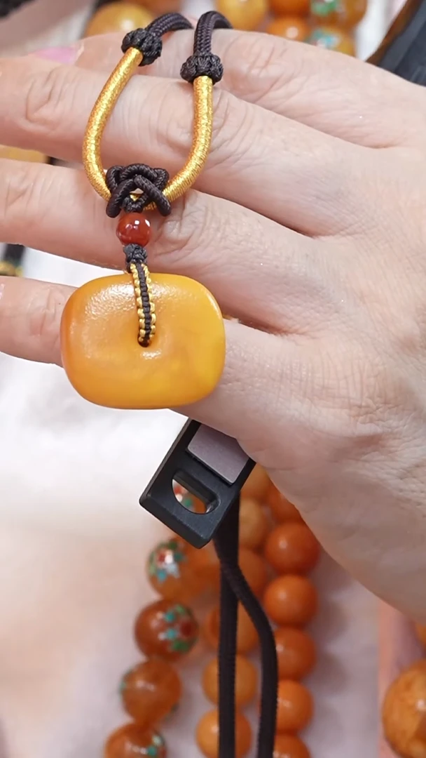 蜜蜡颈饰未镶嵌8764天然蜜蜡珠宝奇石云端妖孽全部保真