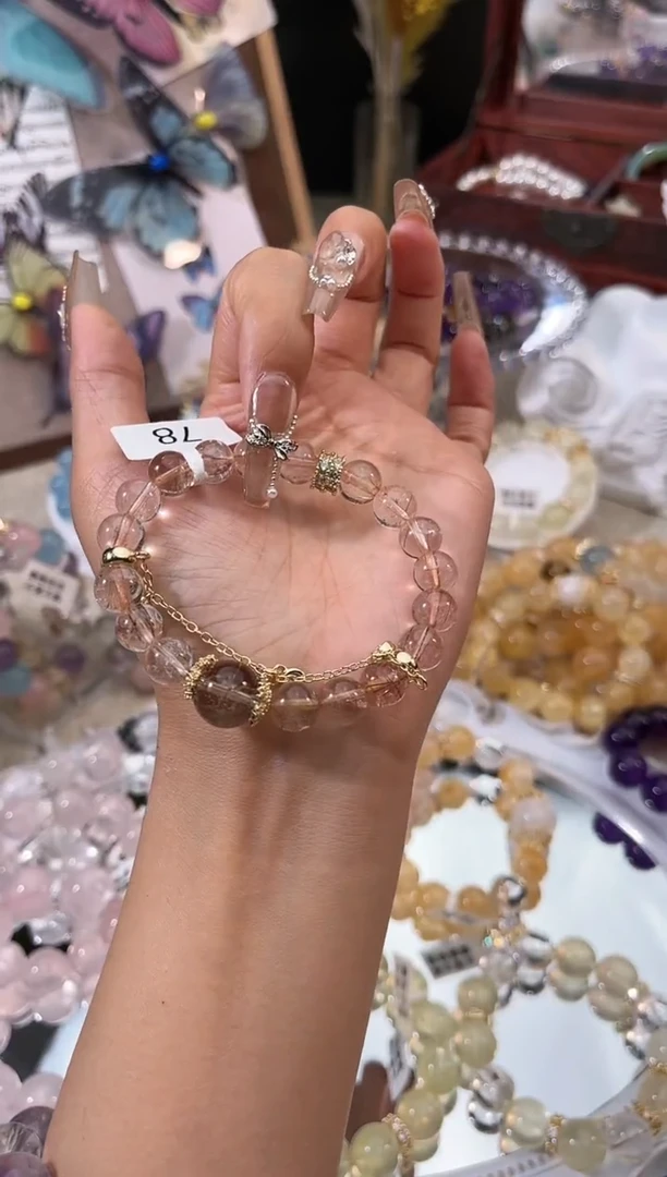 【闪购商品】水晶手链未镶嵌多样性发货颜色微差发其一