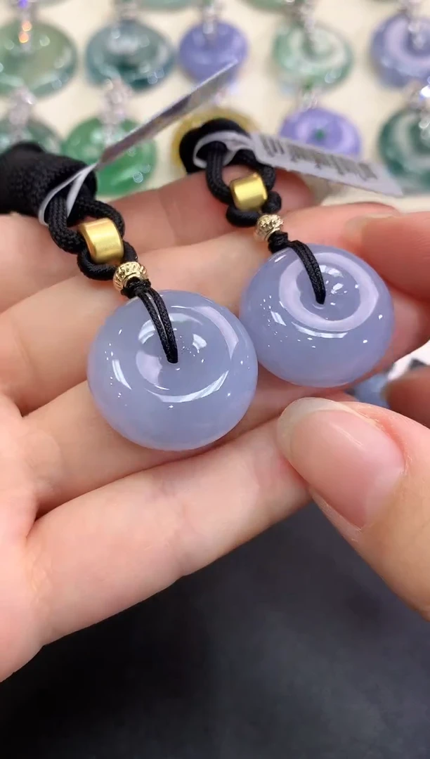 【闪购商品】翡翠颈饰未镶嵌B11 多样性一件发货紫货有色差