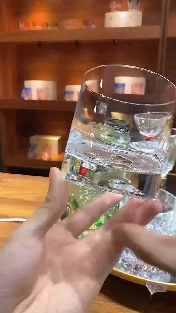 水晶玻璃无手柄款石亭豪雅