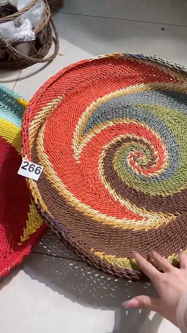 有机玻璃266号彩色绳编猫窝