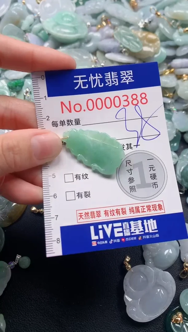 吊坠(不含链)未镶嵌翡翠388