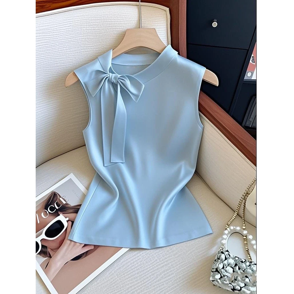 2025夏季新款千金清冷感贵系女装时尚洋气气质百搭上衣显瘦T恤衫