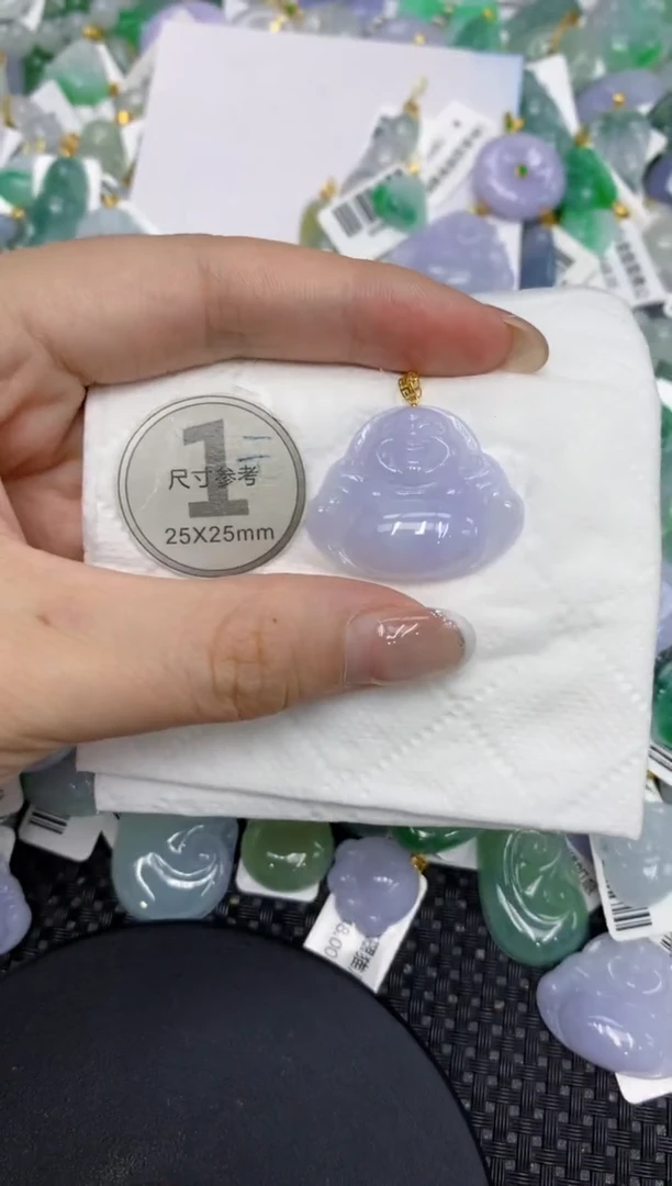 颈饰18K金镶嵌翡翠1111111
