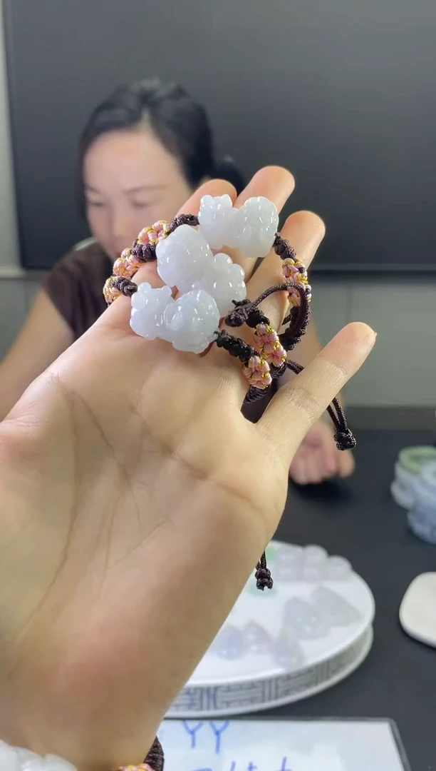 未镶嵌手绳翡翠貔貅手绳多样性发一件