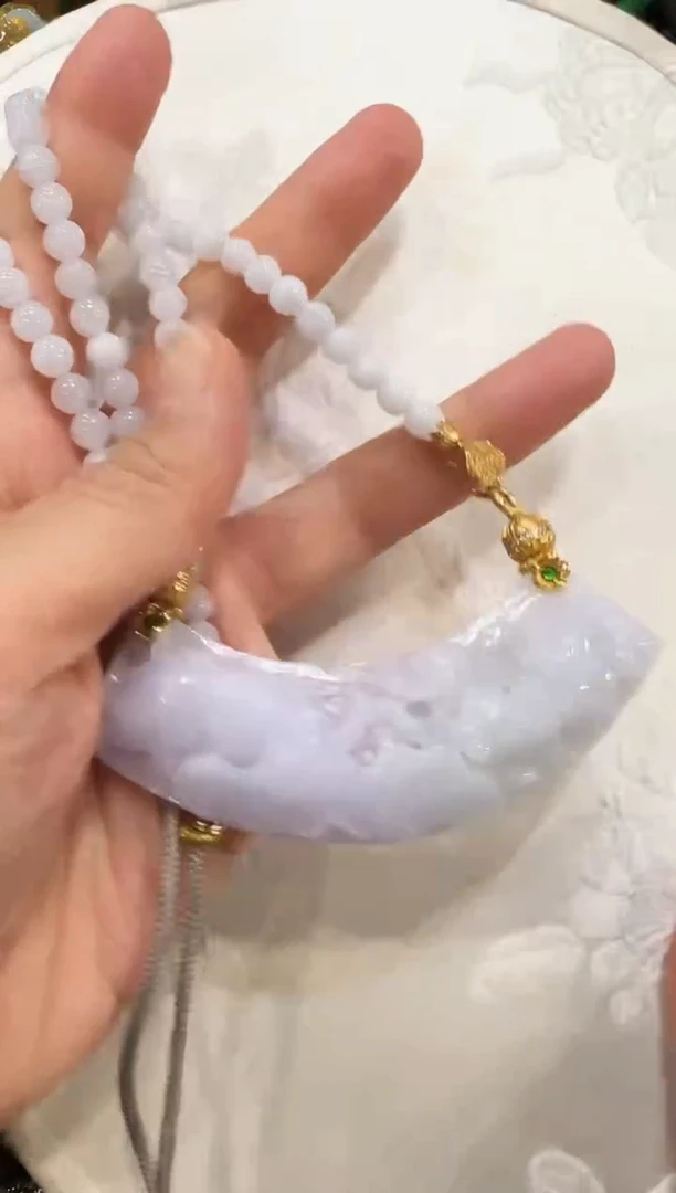 颈饰未镶嵌翡翠国风