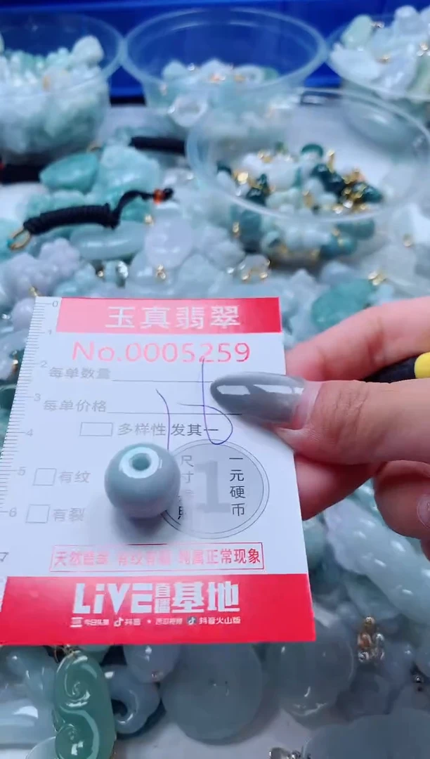 吊坠(不含链)未镶嵌翡翠5259