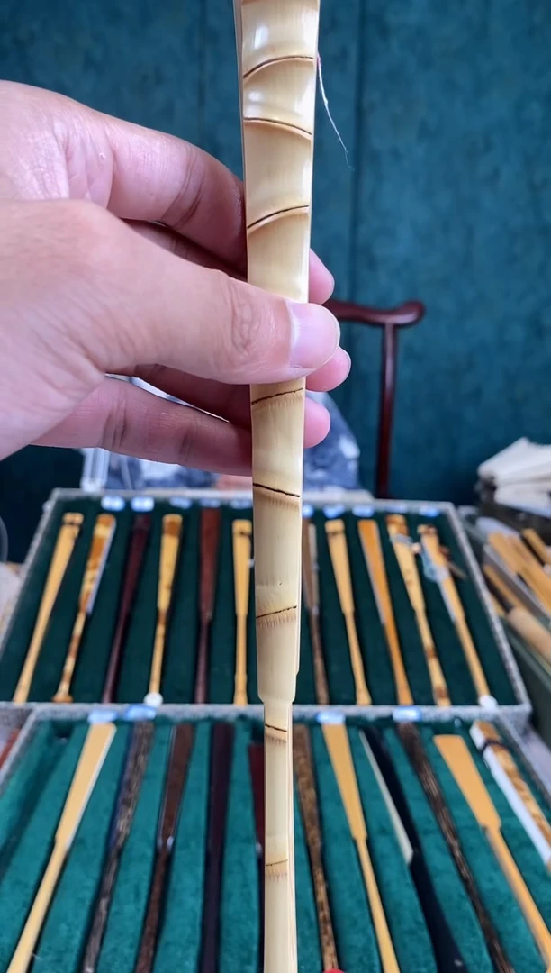 扇子一**茶十三罗汉竹折扇