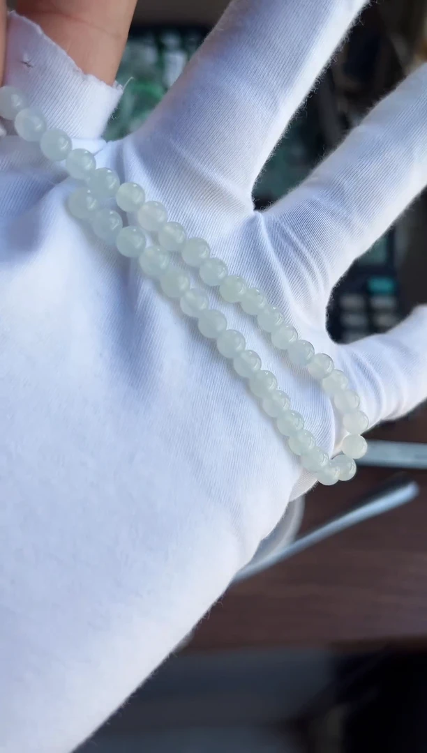 散珠翡翠翡翠手串卡5+