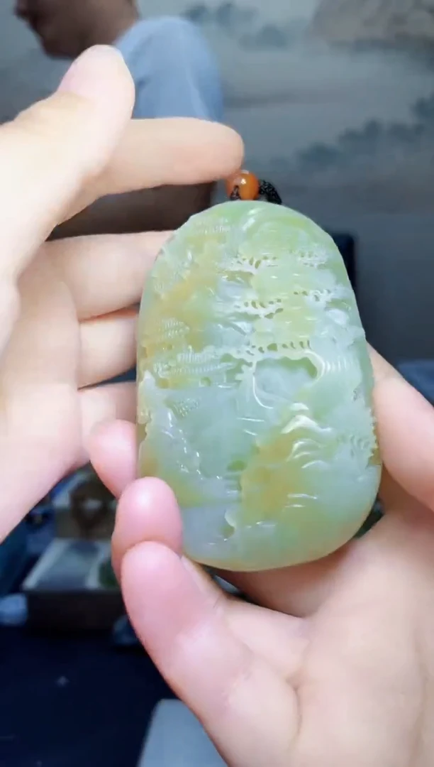 和田玉未镶嵌颈饰1