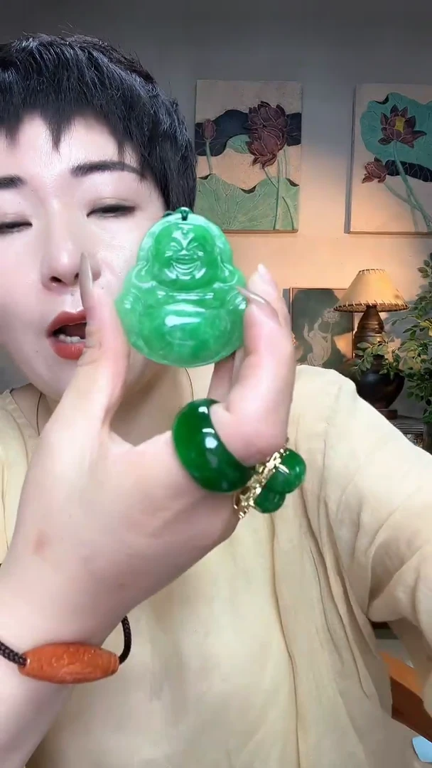 吊坠(赠链)合金翡翠759