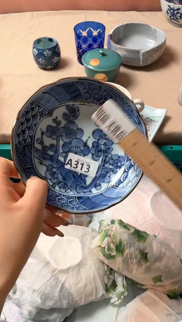 瓷片贝*妈瓷器瓷器A313