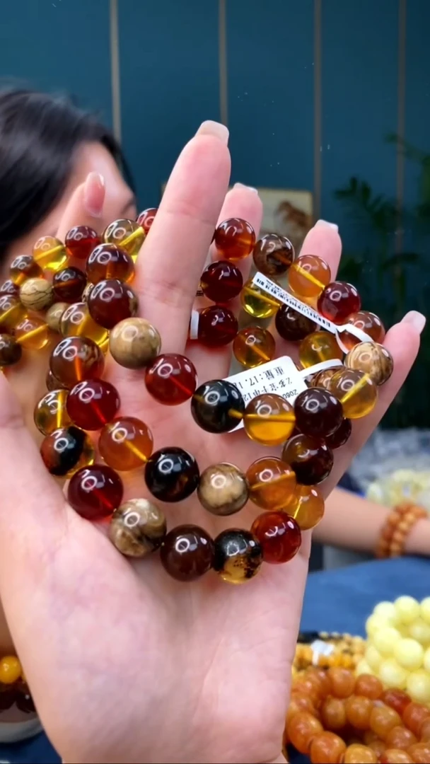 裸石琥珀未镶嵌11/17多样性发其一129