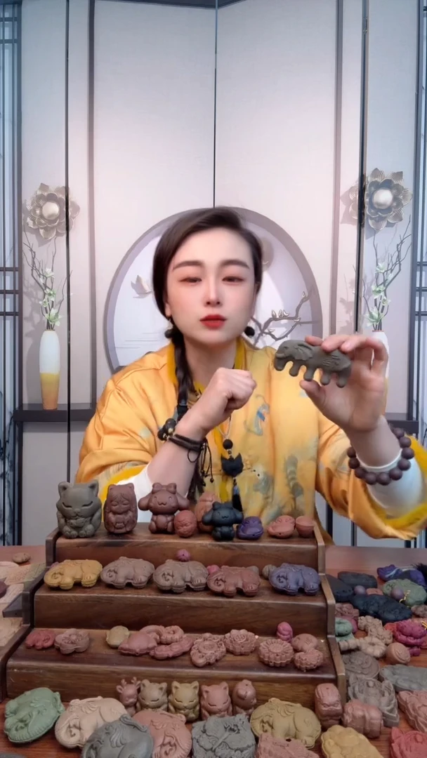 【闪购商品】泥塑生姜大象梳子瑕疵款