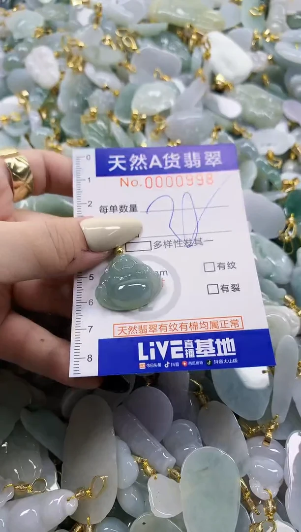 颈饰未镶嵌翡翠天然A货翡翠