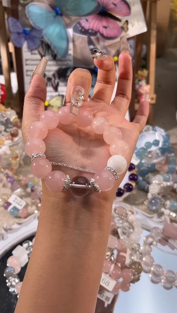 【闪购商品】水晶手链未镶嵌多样性发货颜色微差发其一