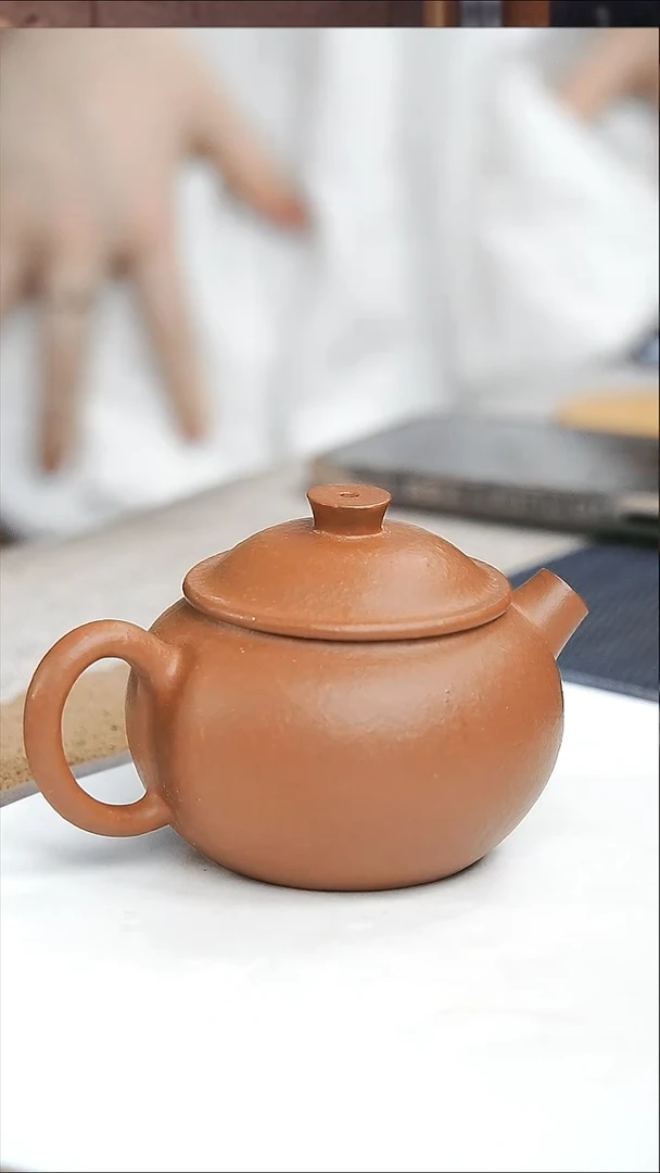 茶杯紫砂华*大红袍汉丰微瑕