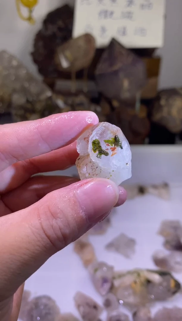 未镶嵌珠宝半成品水晶42号四川超七花园水晶