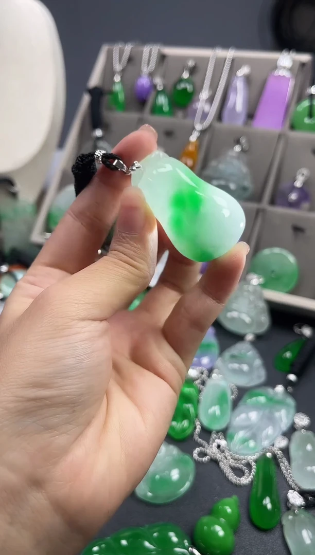 颈饰未镶嵌翡翠  所见即所得 一图一物