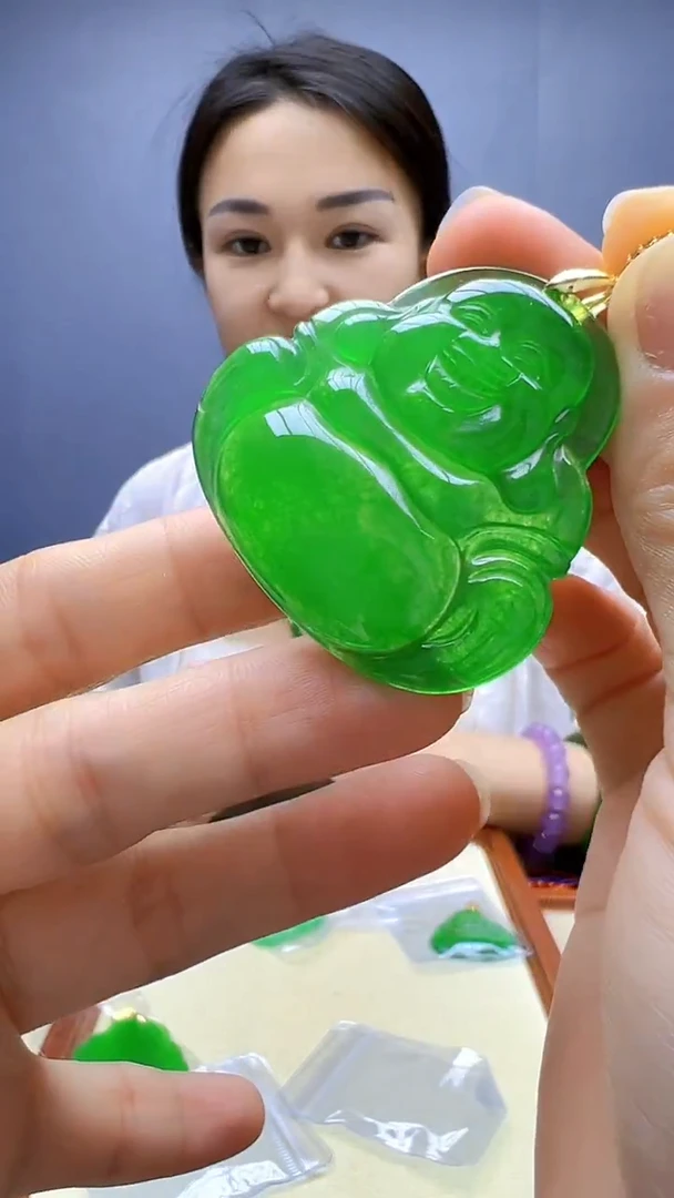 高货冰透diy颈饰佛公