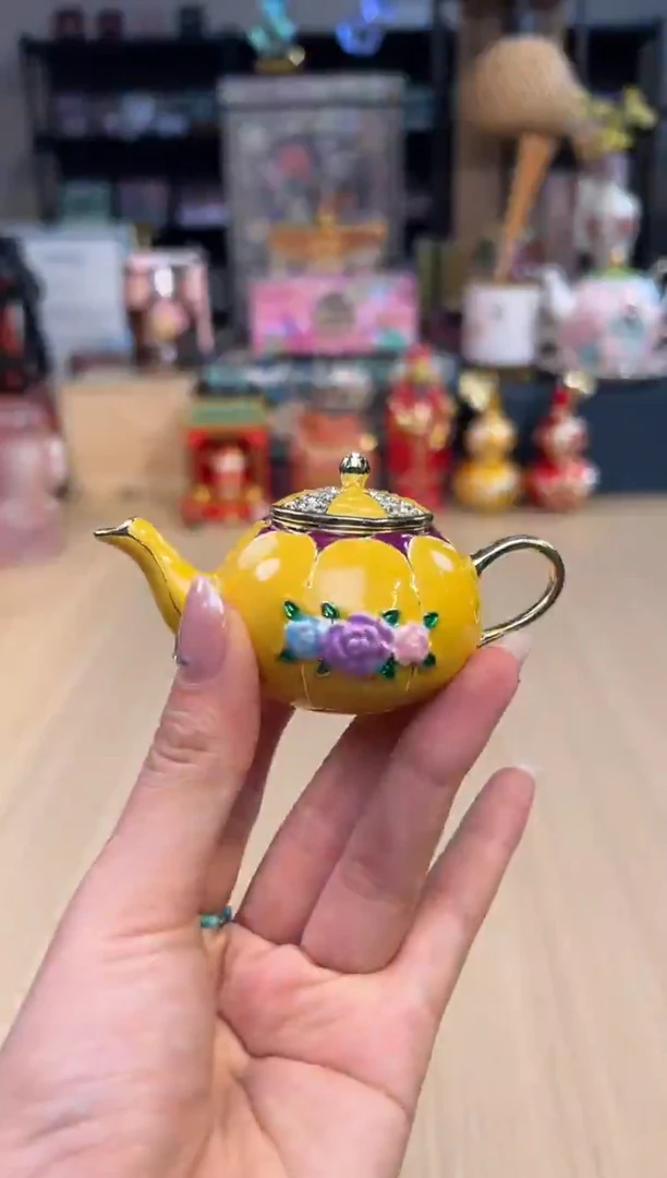 194七宝黄色小茶壶