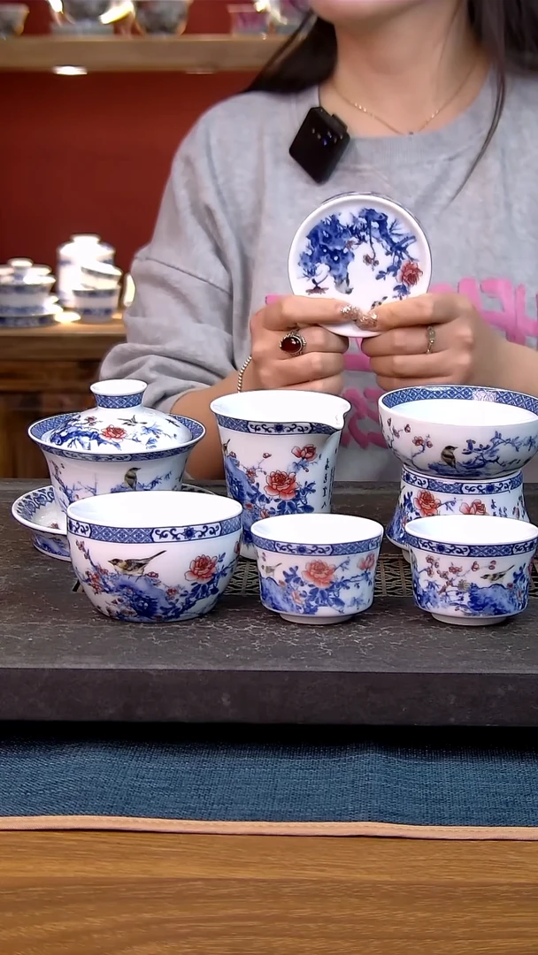 简装家用款7件套 白瓷陶瓷茶具